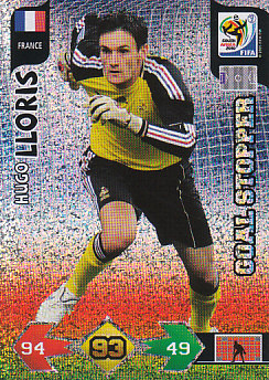 Hugo Lloris France Panini 2010 World Cup Goal Stopper #159